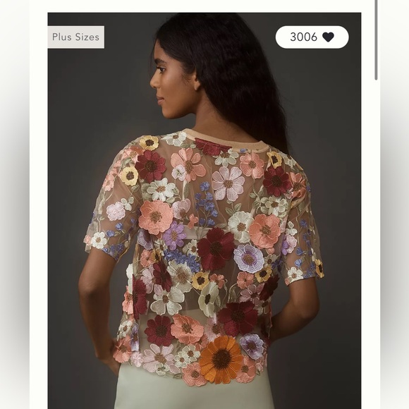 Dolan appliqué sheet tee shirt size large - Picture 9 of 9